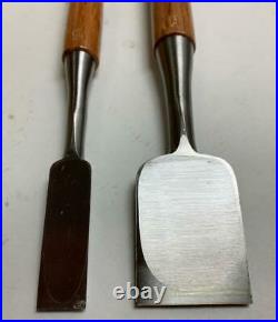 Japanese Chisel Carpenter Set 18mm Oire Nomi 42mm Woodworking Chamfer WithTracking