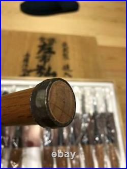 Japanese Chisel Hidari Ichihiro Oire Kumi Nomi 10set Red Oak