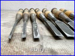 Japanese Chisel Hirofumi Vintage Oire Carpenter Craftsmanship Nomi Quality A4147