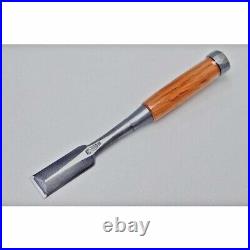 Japanese Chisel Oire Nomi TASAI Blue Steel 24mm 0.94 in Red Oak Carpenter Tool