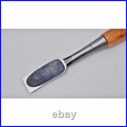 Japanese Chisel Oire Nomi TASAI Blue Steel 24mm 0.94 in Red Oak Carpenter Tool