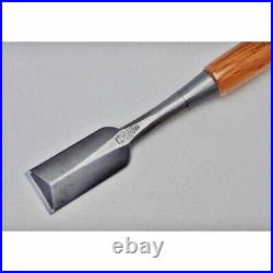 Japanese Chisel Oire Nomi TASAI Blue Steel 30mm 1.18 in Red Oak Carpenter Tool