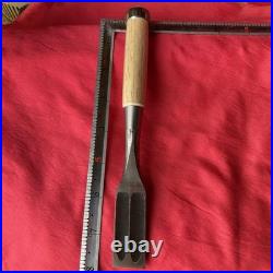 Japanese Chisel Oire Nomi WAKIZASHU Akio Tasai 27mm Carpentory Tool Wood Carving