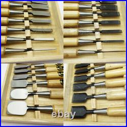 Japanese Chisel Ouchi Oire Mentori Nomi White Steel #2 10 Set