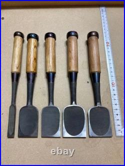 Japanese Chisel Set 5pc Oire Nomi Woodworking Carpenter Tool Tokyo Nomi Japanese Chisel Set 5pc Oire Nomi Woodworking Carpenter Tool Tokyo Nomi