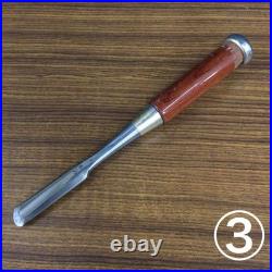 Japanese Chisel Set 5pcs by Shosan Oire Nomi Custom Forged Carpentry Tool Used Japanese Chisel Set 5pcs by Shosan Oire Nomi Custom Forged Carpentry Tool Used