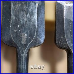Japanese Chisel Set 8pc Signed Shogoin Oire Nomi Woodworking Carpentry Tools