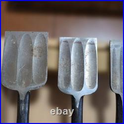 Japanese Chisel Set 8pc Signed Shogoin Oire Nomi Woodworking Carpentry Tools