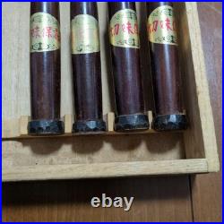 Japanese Chisel Set 8pc Signed Shogoin Oire Nomi Woodworking Carpentry Tools
