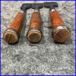 Japanese Chisel Tasai Betsuuchi Oire Nomi Set of 5 Echigo Sanjo 36-60mm 1.4-2.4