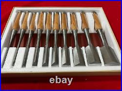 Japanese Chisel Tasai Polished Finish Dovetail chisel 10set custom-made