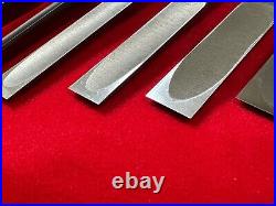 Japanese Chisel Tasai Polished Finish Dovetail chisel 10set custom-made