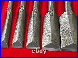 Japanese Chisel Tasai Polished Finish Dovetail chisel 10set custom-made