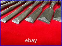 Japanese Chisel Tasai Polished Finish Dovetail chisel 10set custom-made