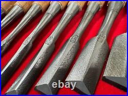 Japanese Chisel Tasai Polished Finish Dovetail chisel 10set custom-made