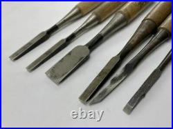 Japanese Chisel Tataki Oire Nomi Carpenter Tool 10 Pcs Set Inscription Diy
