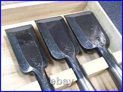 Japanese Chisel Tensho Vintage Professional Ancient Forging 3mm 42mm Carpenter