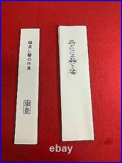 Japanese Chisel oire nomi Wakizashi Akio Tasai 24mm polished with ruler