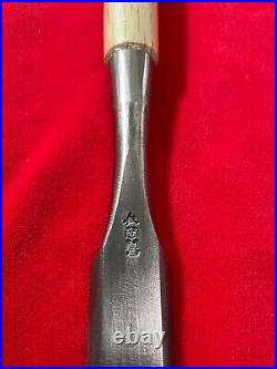 Japanese Chisel oire nomi Wakizashi Akio Tasai 27mm polished with ruler