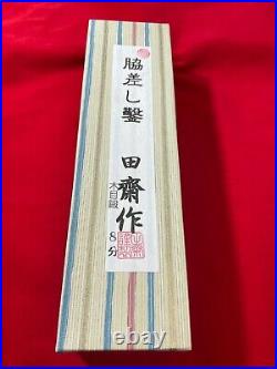 Japanese Chisel oire nomi Wakizasi Akio Tasai 24mm Mukume finish with ruler