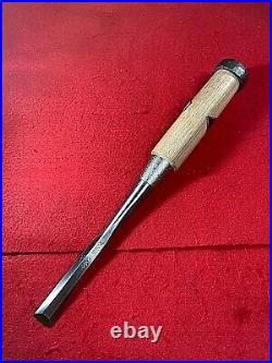 Japanese Chisel oire nomi Yasushi Hanyu HSS 12mm 0.47 in / 2 grooves Carpenter