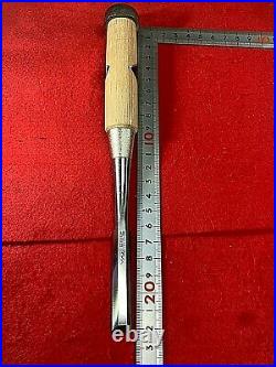 Japanese Chisel oire nomi Yasushi Hanyu HSS 12mm 0.47 in / 2 grooves Carpenter