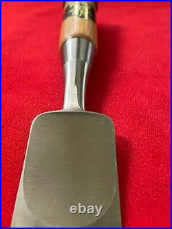 Japanese Chisel oire nomi Yoshio Usui All HSS Blade Red oak handle 36mm