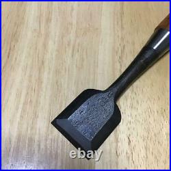 Japanese Iron Carpenter Tool Oire Nomi Chisel 36mm Echigo Easy to Sharpen WithTRK