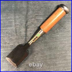 Japanese Nomi 42mm Professional Chisel Minamoto Carpenter Black Oire Paring Tool