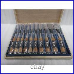 Japanese Nomi Chise Kanetomo Oire Vintage Woodworking Tool Set of 10 Japan NEW Japanese Nomi Chise Kanetomo Oire Vintage Woodworking Tool Set of 10 Japan NEW