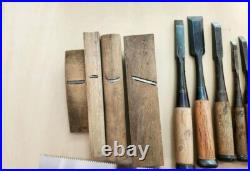 Japanese Nomi Chisel Vintage Old Retro Oire Carpenter Tool 7-30mm Iron Hammer Japanese Nomi Chisel Vintage Old Retro Oire Carpenter Tool 7-30mm Iron Hammer