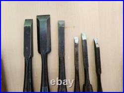Japanese Nomi Chisel Vintage Old Retro Oire Carpenter Tool 7-30mm Iron Hammer Japanese Nomi Chisel Vintage Old Retro Oire Carpenter Tool 7-30mm Iron Hammer