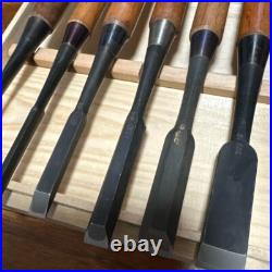 Japanese Nomi Chisel Vintage Old Retro Oire Engraved Tools Set of 10 F/S From JP Japanese Nomi Chisel Vintage Old Retro Oire Engraved Tools Set of 10 F/S From JP