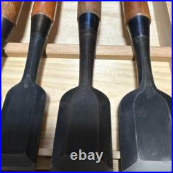 Japanese Nomi Chisel Vintage Old Retro Oire Engraved Tools Set of 10 F/S From JP Japanese Nomi Chisel Vintage Old Retro Oire Engraved Tools Set of 10 F/S From JP