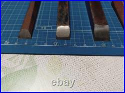 Japanese Nomi Chisel Vintage Old Retro Oire Tools 14.0mm-41.0mm Set of 6