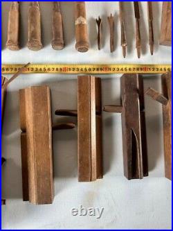 Japanese Nomi Chisel Vintage Old Retro Oire Tools Kanna Set Bulk