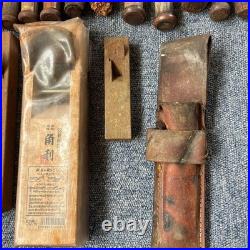 Japanese Nomi Chisel Vintage Old Retro Oire Tools Kanna Set of 23 Bulk