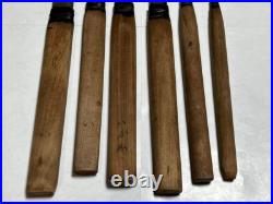 Japanese Nomi Chisel Vintage Old Retro Oire Tools Set Kanna with Case F/S Japan