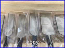 Japanese Nomi Chisel Vintage Old Retro Oire Tools Set of 10 in Box Ohuchi