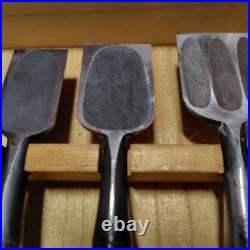 Japanese Nomi Chisel Vintage Old Retro Oire Tools Set of 12 Keiju used F/S