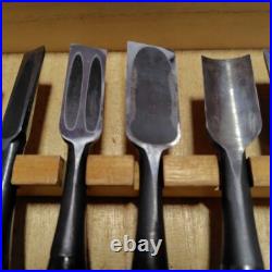 Japanese Nomi Chisel Vintage Old Retro Oire Tools Set of 12 Keiju used F/S