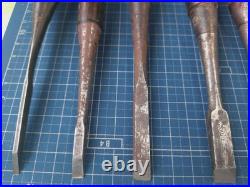Japanese Nomi Chisel Vintage Old Retro Oire Tools Set of 12 Used Japanese Nomi Chisel Vintage Old Retro Oire Tools Set of 12 Used