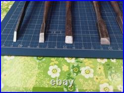 Japanese Nomi Chisel Vintage Old Retro Oire Tools Set of 12 Used Japanese Nomi Chisel Vintage Old Retro Oire Tools Set of 12 Used