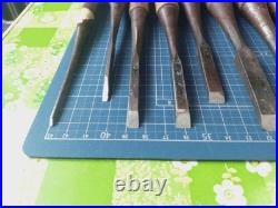 Japanese Nomi Chisel Vintage Old Retro Oire Tools Set of 15 Bulk