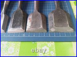 Japanese Nomi Chisel Vintage Old Retro Oire Tools Set of 15 Bulk