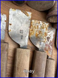 Japanese Nomi Chisel Vintage Old Retro Oire Tools Set of 24 Free Shipping Japan Japanese Nomi Chisel Vintage Old Retro Oire Tools Set of 24 Free Shipping Japan