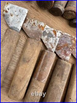 Japanese Nomi Chisel Vintage Old Retro Oire Tools Set of 24 Free Shipping Japan Japanese Nomi Chisel Vintage Old Retro Oire Tools Set of 24 Free Shipping Japan