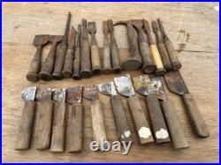 Japanese Nomi Chisel Vintage Old Retro Oire Tools Set of 24 Free Shipping Japan Japanese Nomi Chisel Vintage Old Retro Oire Tools Set of 24 Free Shipping Japan