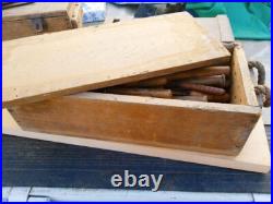 Japanese Nomi Chisel Vintage Old Retro Oire Tools Set of 48 Bulk