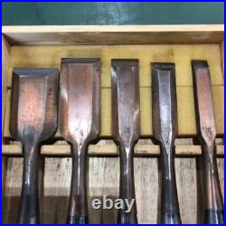 Japanese Nomi Chisel Vintage Old Retro Oire Tools Set of 5 Special Rare F/S Japanese Nomi Chisel Vintage Old Retro Oire Tools Set of 5 Special Rare F/S